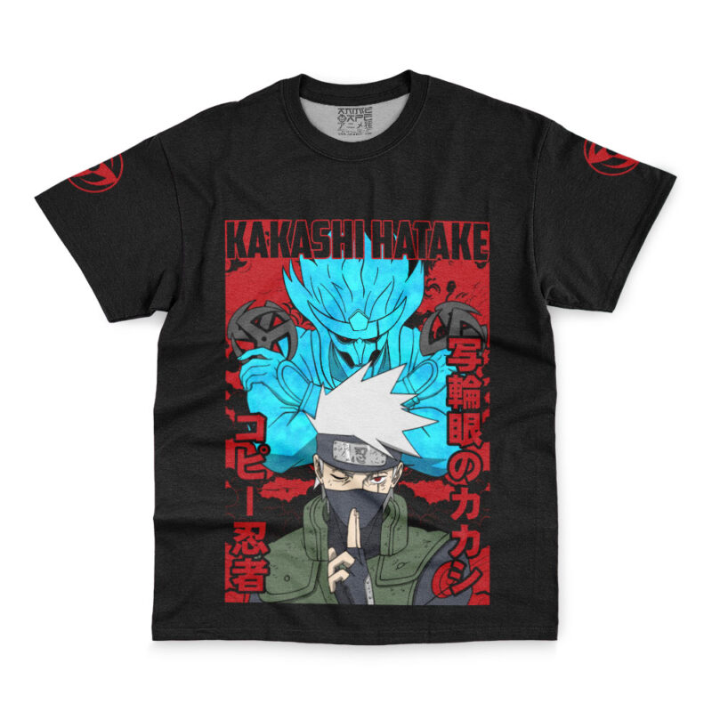 Kakashi Hatake Ninja Shippuden Streetwear T-Shirt - Image 2
