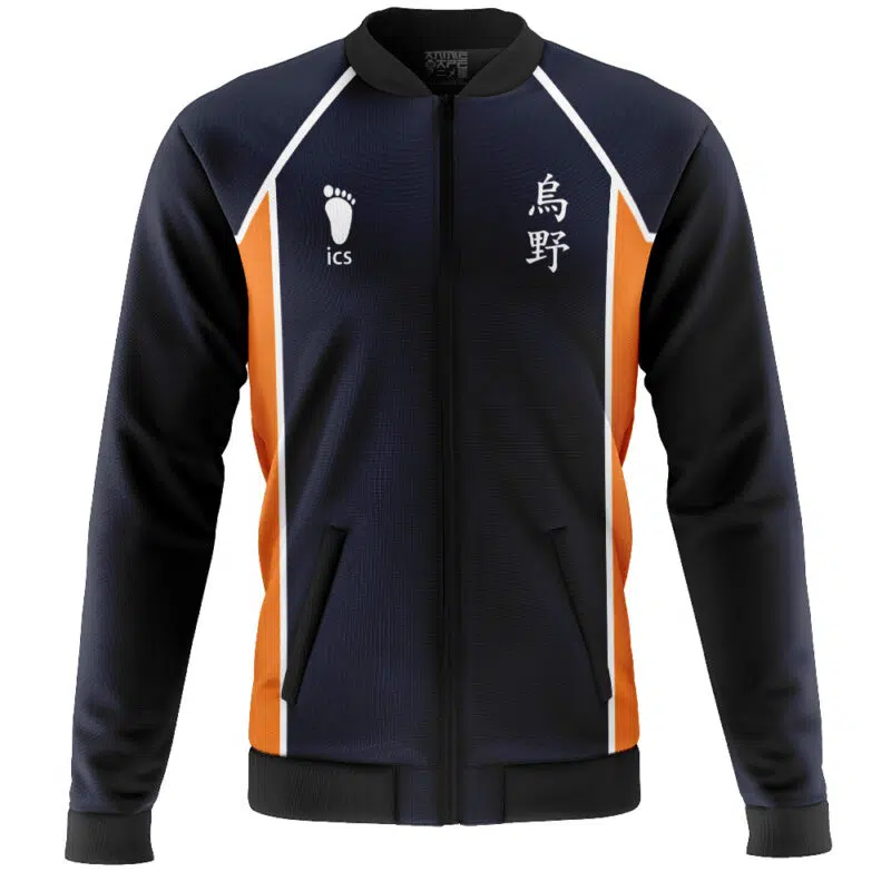 Karasuno Haikyuu Casual Bomber Jacket
