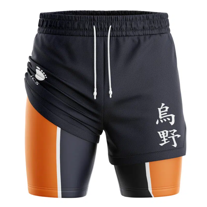 Karasuno Haikyu 2-in-1 Performance Shorts