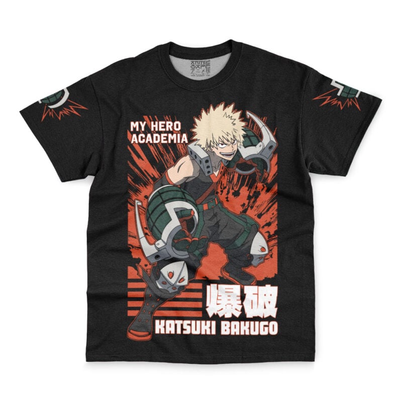 Katsuki Bakugo Explosion My Hero Academia Streetwear T-Shirt - Image 2