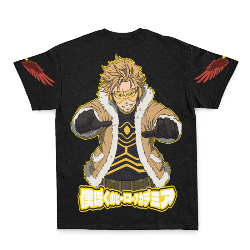 Keigo Takami Fierce Wings My Hero Academia Streetwear T-Shirt - Image 3
