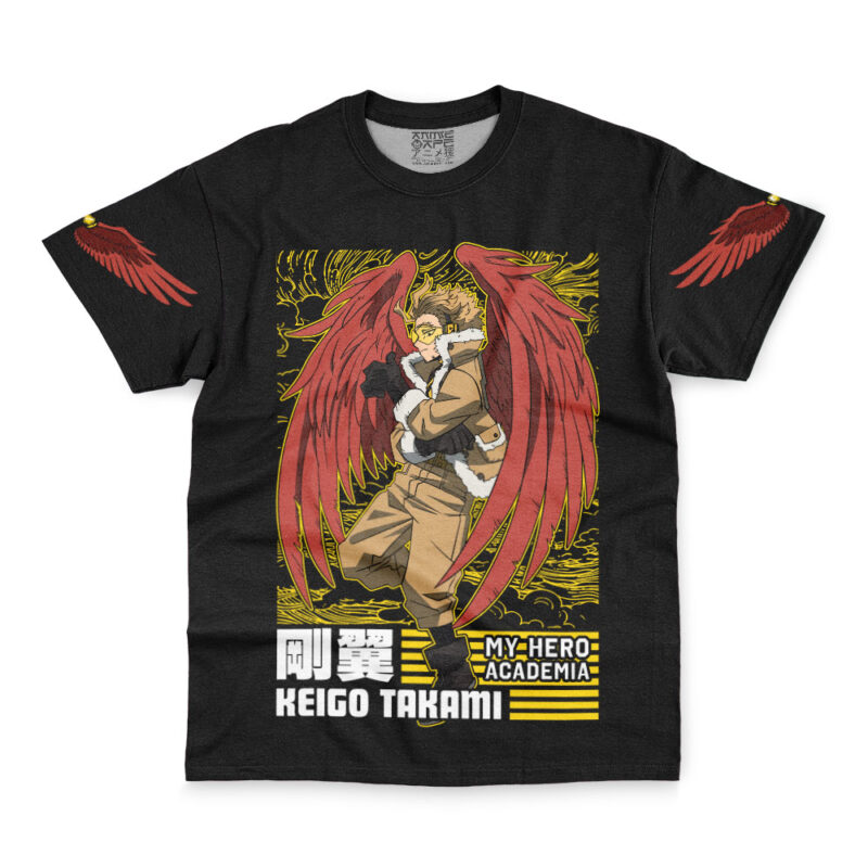 Keigo Takami Fierce Wings My Hero Academia Streetwear T-Shirt - Image 2