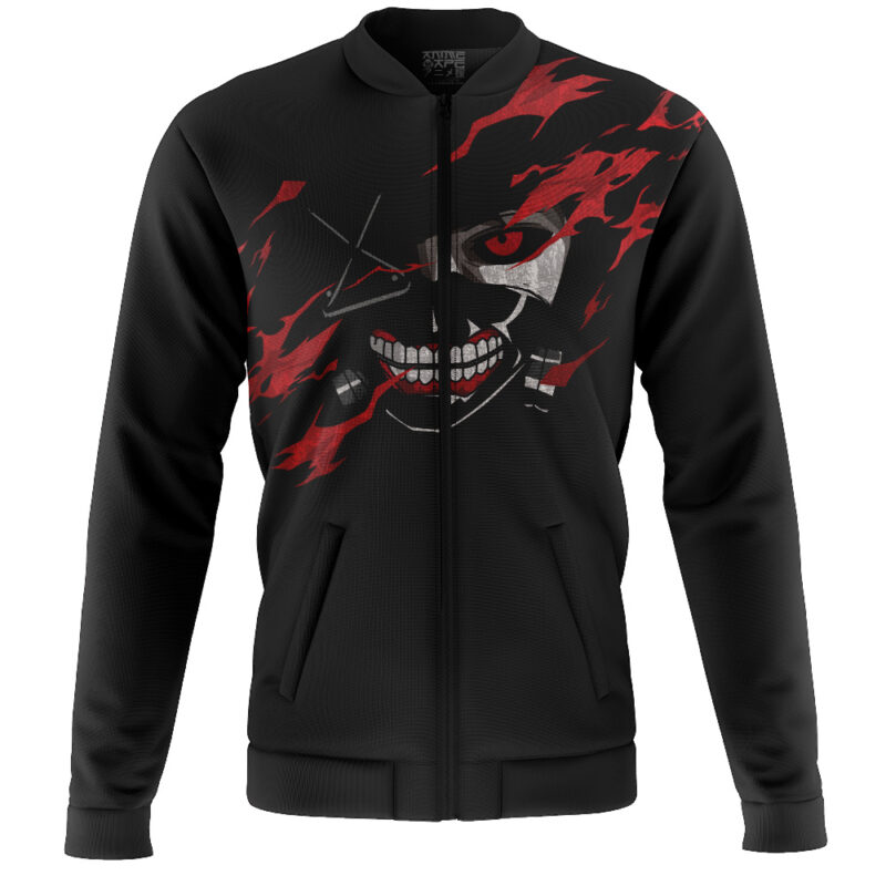Ken Kaneki Centipede Tokyo Ghoul Casual Bomber Jacket - Image 2
