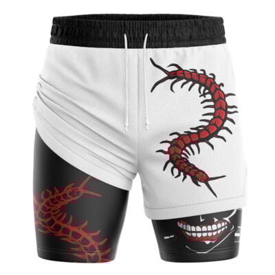Ken Kaneki Centipede Tokyo Ghoul 2-in-1 Performance Shorts