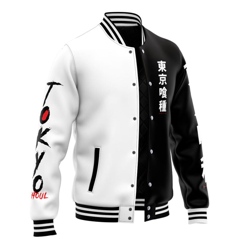 Ken Kaneki Tokyo Ghoul Varsity Jacket - Image 2