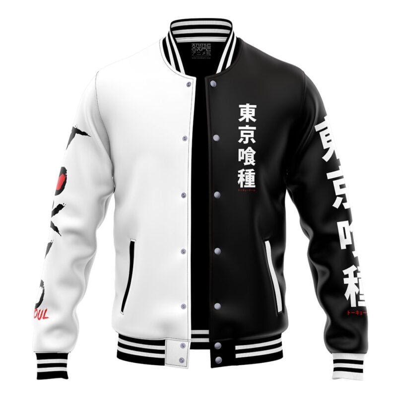 Ken Kaneki Tokyo Ghoul Varsity Jacket - Image 4