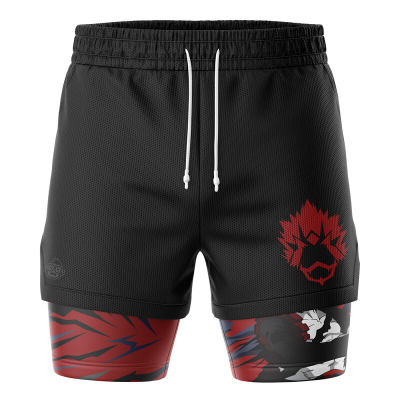 Kirishima Red Riot My Hero Academia 2-in-1 Performance Shorts