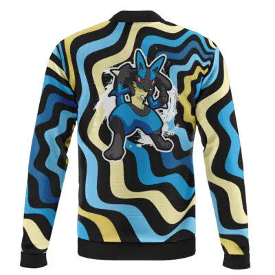 Lucario Trippy Pokemon Casual Bomber Jacket