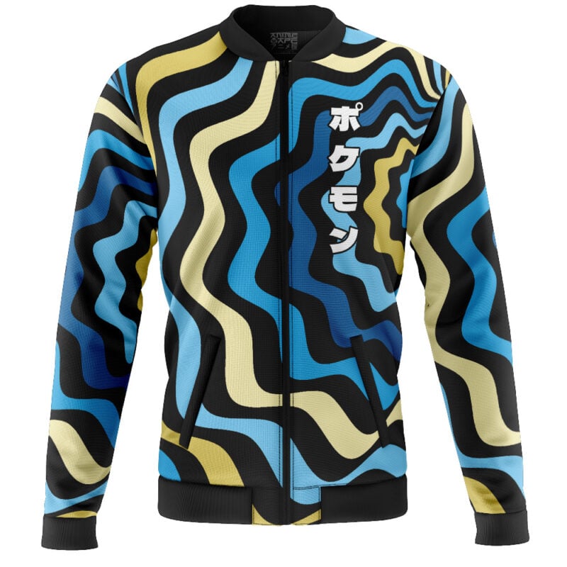 Lucario Trippy Pokemon Casual Bomber Jacket - Image 2
