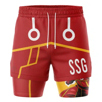Luffy Egghead V2 One Piece 2-in-1 Performance Shorts