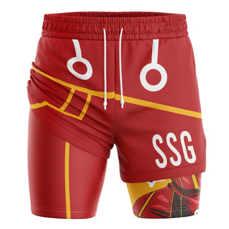 Luffy Egghead V2 One Piece 2-in-1 Performance Shorts