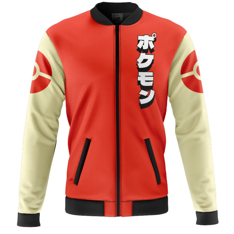 Magikarp Face Pokemon Casual Bomber Jacket - Image 2