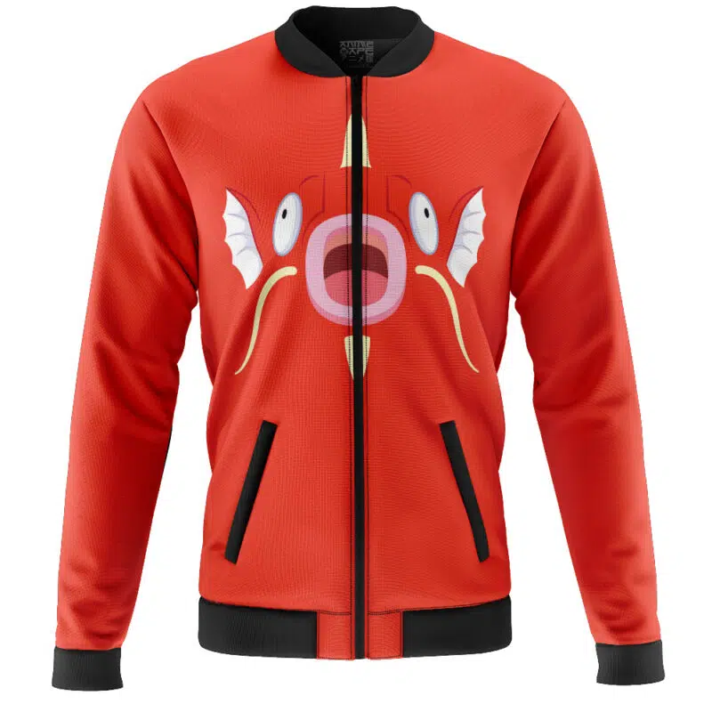 Magikarp Face Pokemon Casual Bomber Jacket