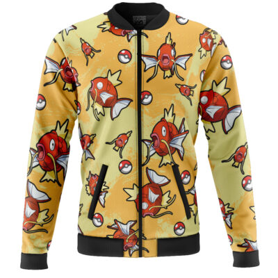 Magikarp Pattern Pokemon Casual Bomber Jacket