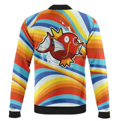 Magikarp Trippy Pokemon Casual Bomber Jacket