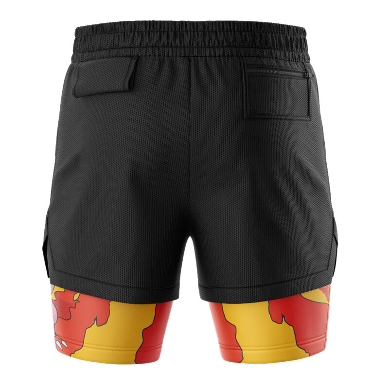 Magmortar Pokemon 2-in-1 Performance Shorts
