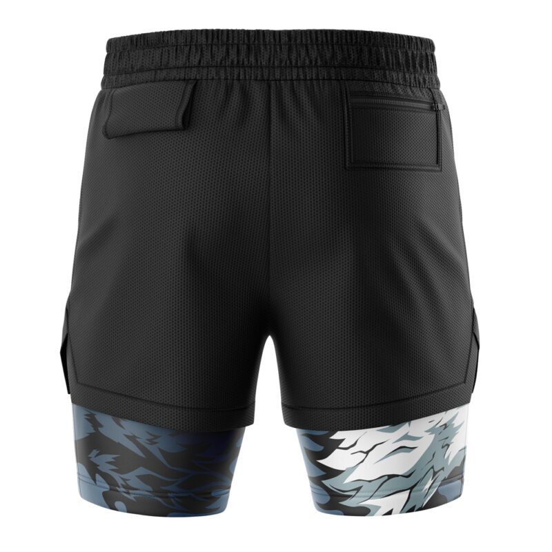 Megumi Divine Dogs Jujutsu Kaisen 2-in-1 Performance Shorts - Image 4