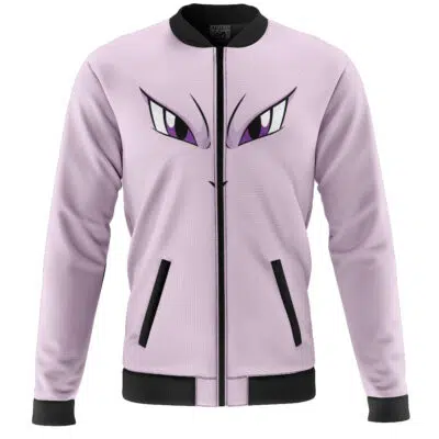 Mewtwo Face Pokemon Casual Bomber Jacket