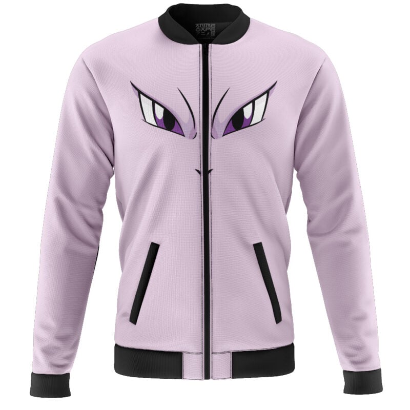 Mewtwo Face Pokemon Casual Bomber Jacket