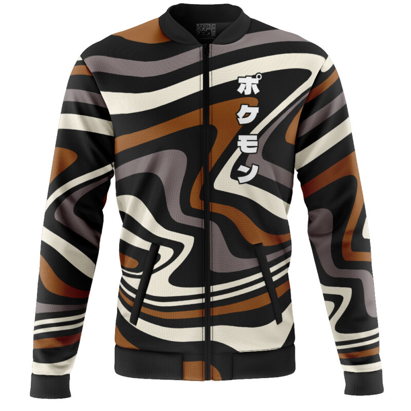 Mimikyu Trippy Pokemon Casual Bomber Jacket - Image 2