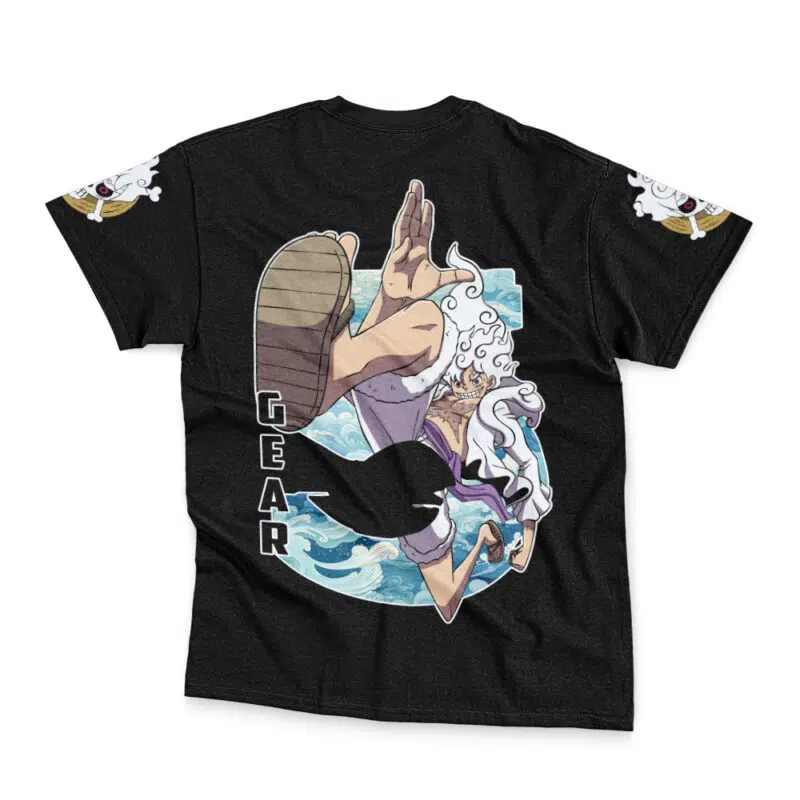 Monkey D. Luffy Gear 5 One Piece Streetwear T-Shirt - Image 4