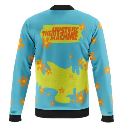 Mystery Machine Pattern Scooby Doo Casual Bomber Jacket