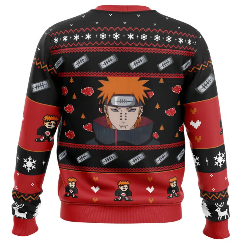Pain Those Who Do Not Know Akatsuki Shippuden Ugly Christmas Sweater - Image 2