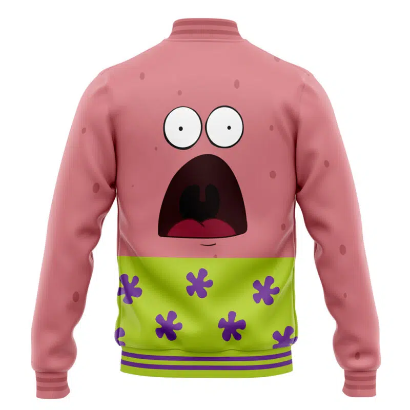 Patrick Face Spongebob Squarepants Varsity Jacket