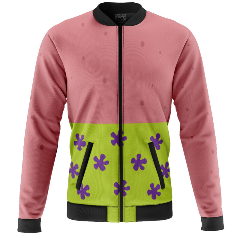 Patrick Star Spongebob Squarepants Casual Bomber Jacket - Image 2