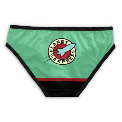 Green panties with black trim and a Cartoon Network-inspired logo at the center, perfect for fans of 90s animated TV shows.