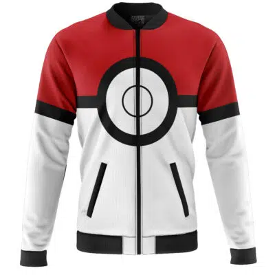 Pokeball Pokemon Casual Bomber Jacket