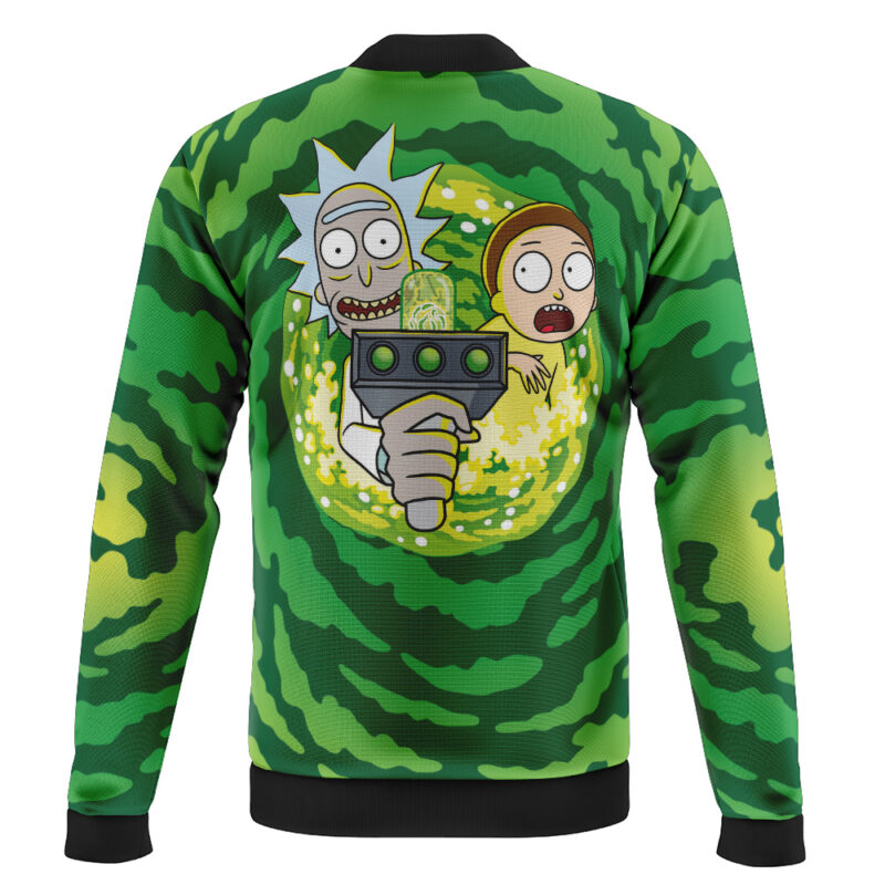 Portal Rick and Morty Casual Bomber Jacket - Image 2