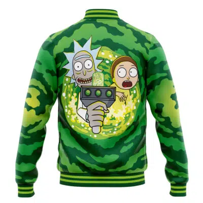 Portal Rick and Morty Varsity Jacket