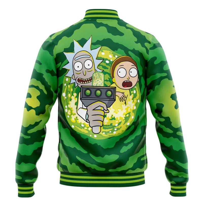 Portal Rick and Morty Varsity Jacket