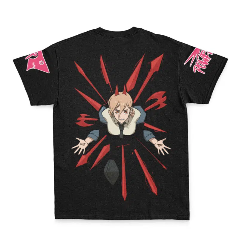 Power Blood Fiend Chainsaw Man Streetwear T-Shirt - Image 3