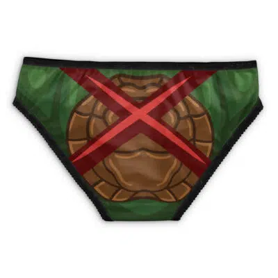 Purple Decepticons Transformers panties featuring the iconic logo on the front. Black trim accents the waistband and leg openings, giving a bold look.