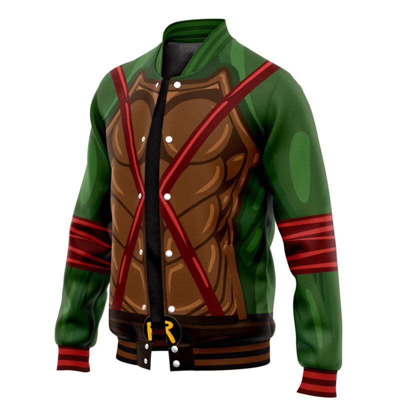 Raphael Teenage Mutant Ninja Turtles Varsity Jacket - Image 3