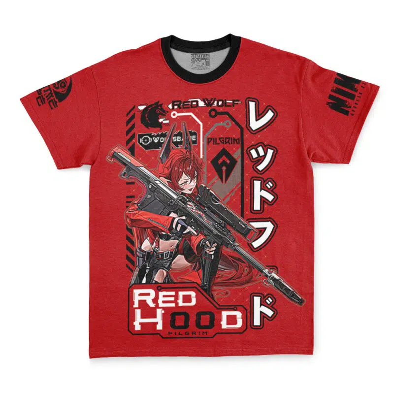 Red Hood Nikke Streetwear T-Shirt