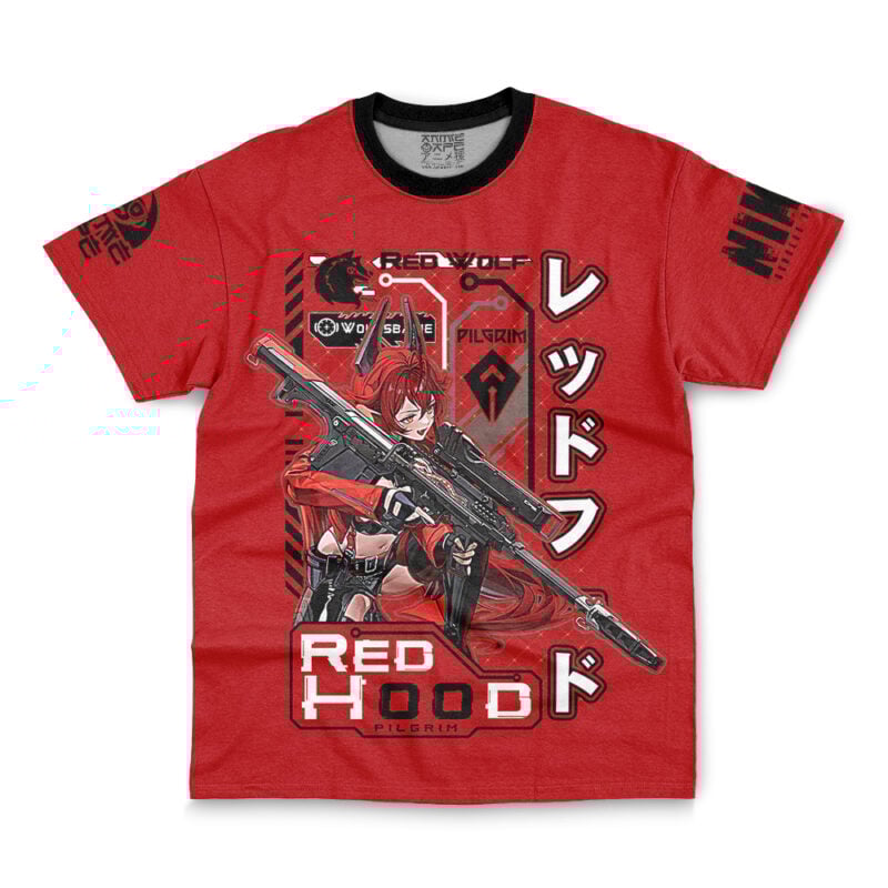 Red Hood Nikke Streetwear T-Shirt
