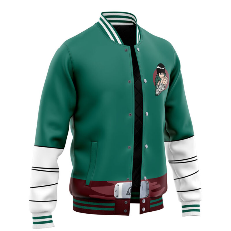Rock Lee Shippuden Varsity Jacket - Image 2
