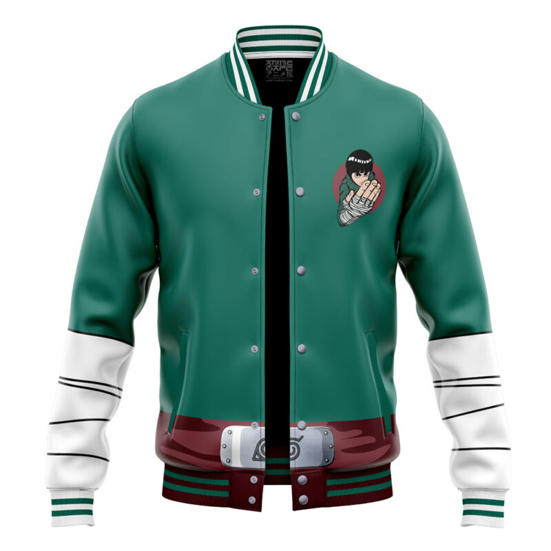 Rock Lee Shippuden Varsity Jacket - Image 4