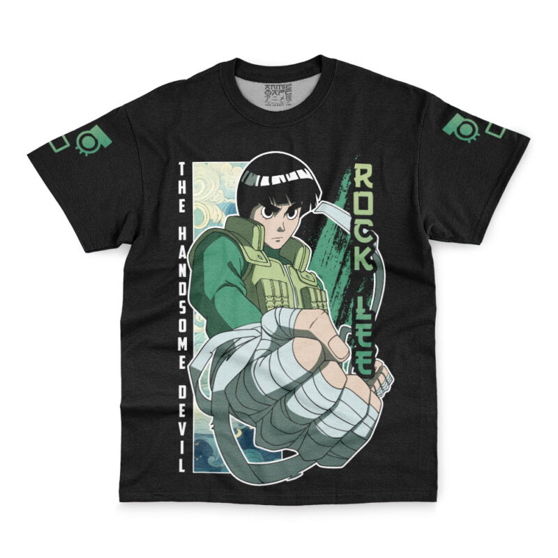 Rock Lee The Handsome Shippuden Streetwear T-Shirt - Image 2