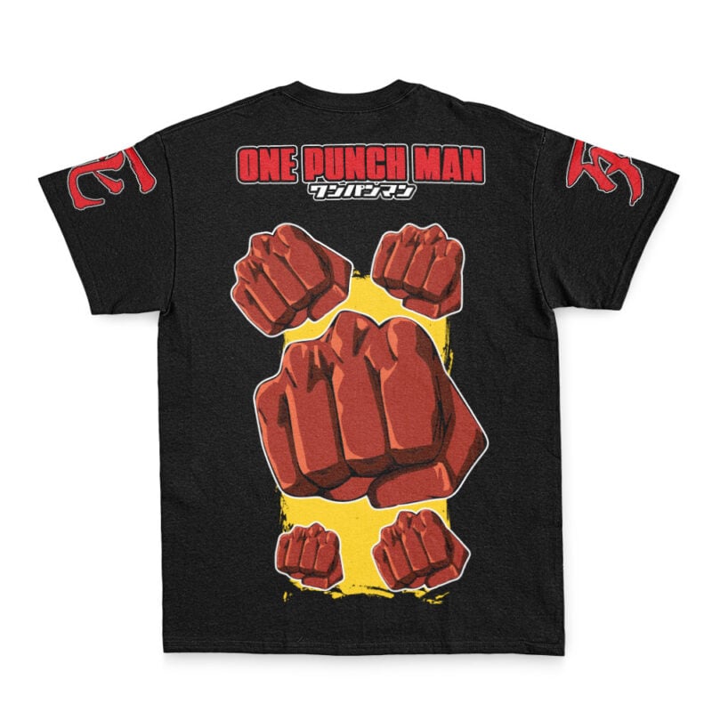 Saitama Hero For Fun One Punch Man Streetwear T-Shirt - Image 3