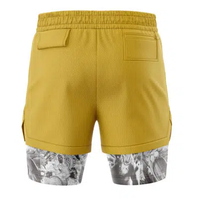 Saitama One Punch Man 2-in-1 Performance Shorts