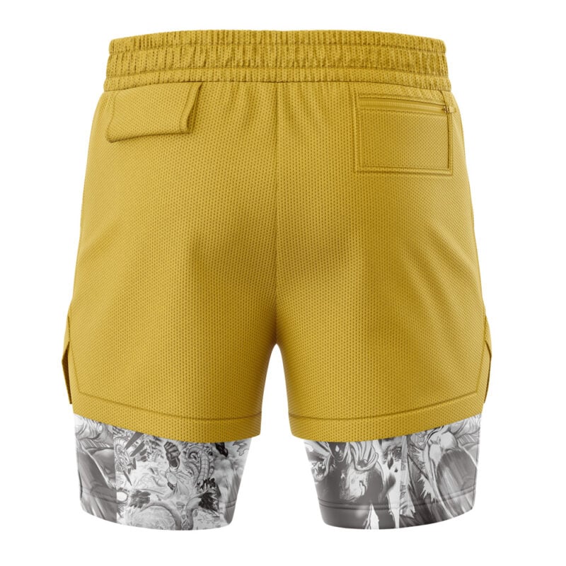 Saitama One Punch Man 2-in-1 Performance Shorts