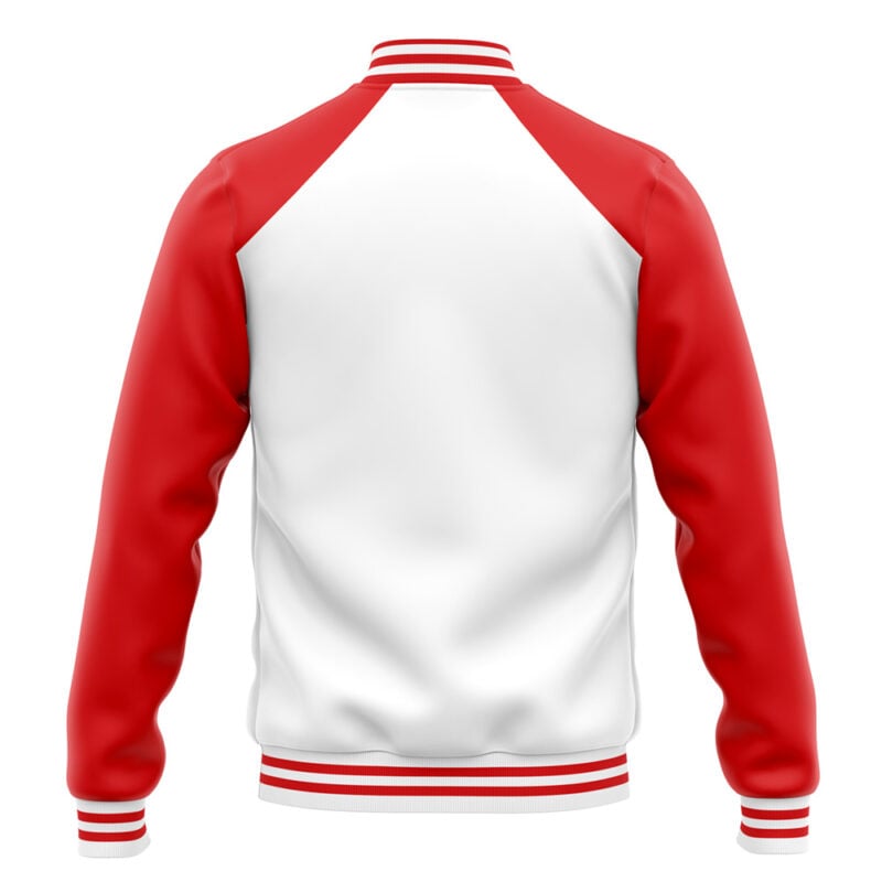 Saitama Oppai One Punch Man Varsity Jacket - Image 4