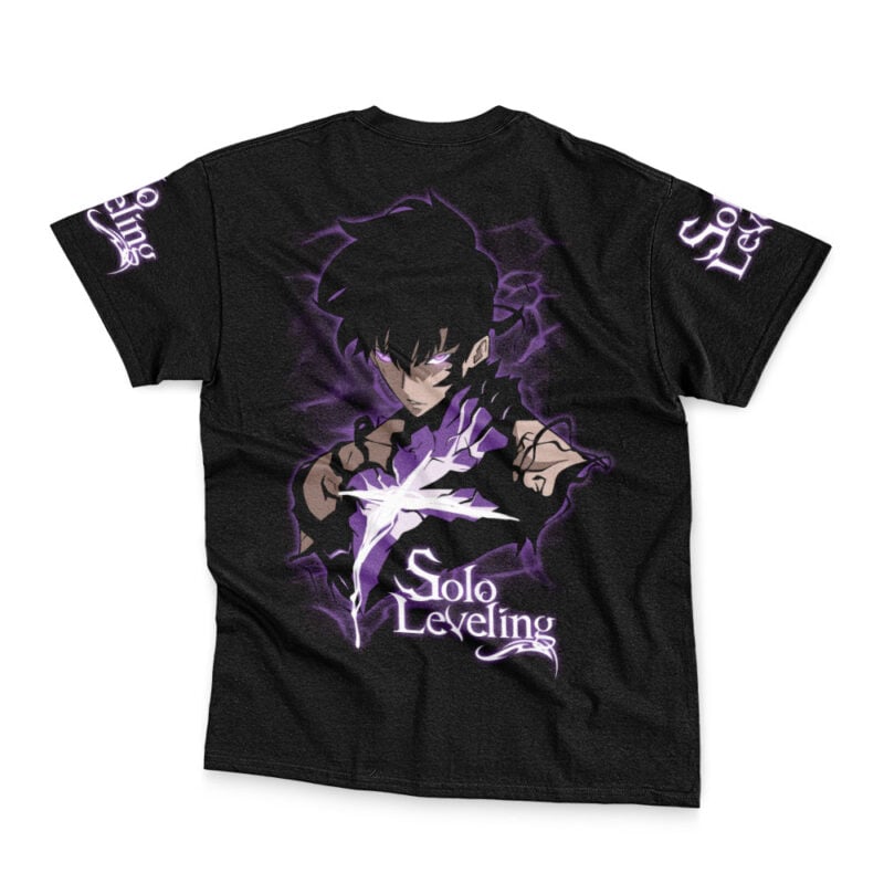 Shadow Monarch King Of Solo Leveling Streetwear T-Shirt - Image 4
