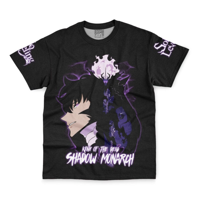 Shadow Monarch King Of Solo Leveling Streetwear T-Shirt - Image 2