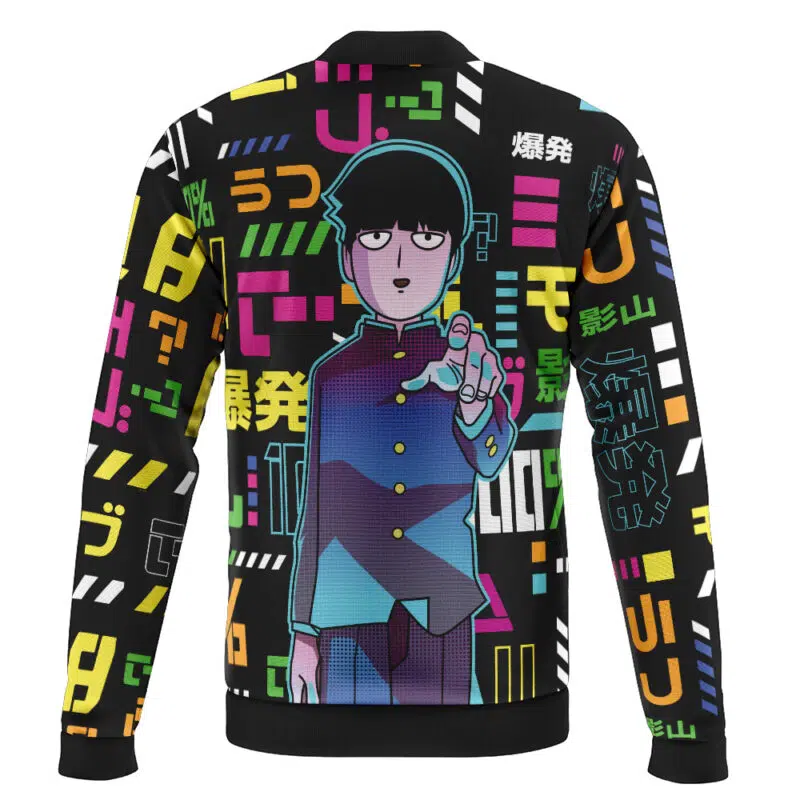 Shigeo Kageyama Mob Psycho 100 Casual Bomber Jacket - Image 2