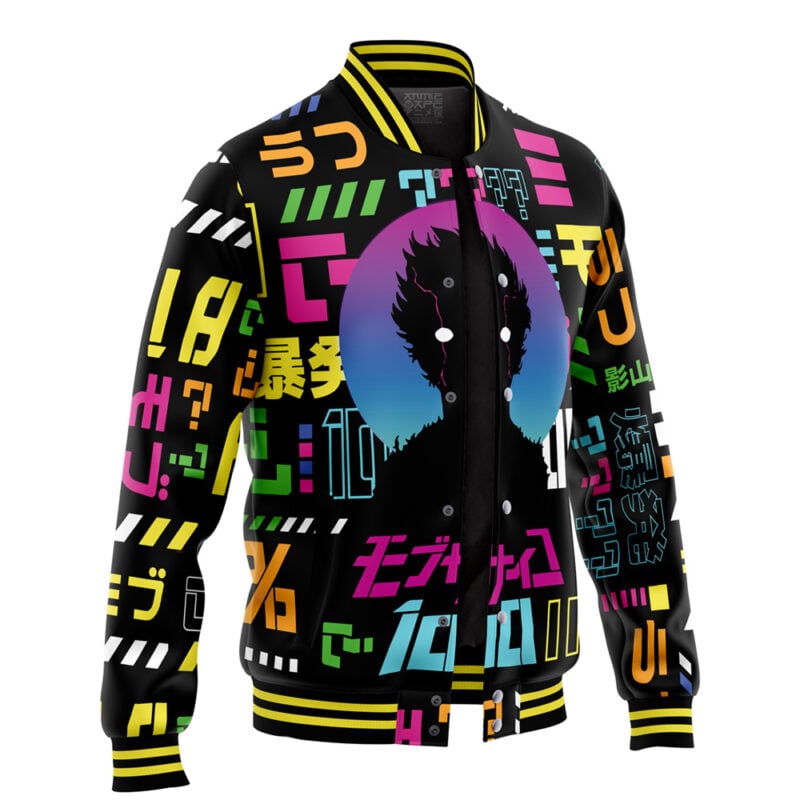 Shigeo Kageyama Mob Psycho 100 Varsity Jacket - Image 2